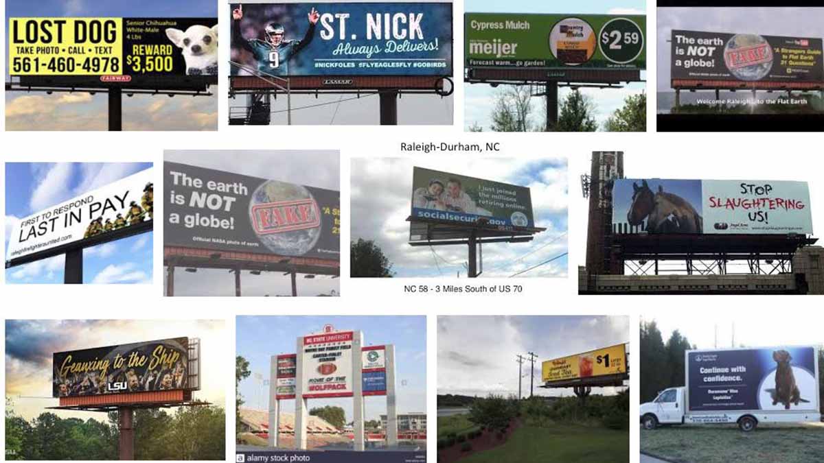 Raleigh-Durham, NC Billboards